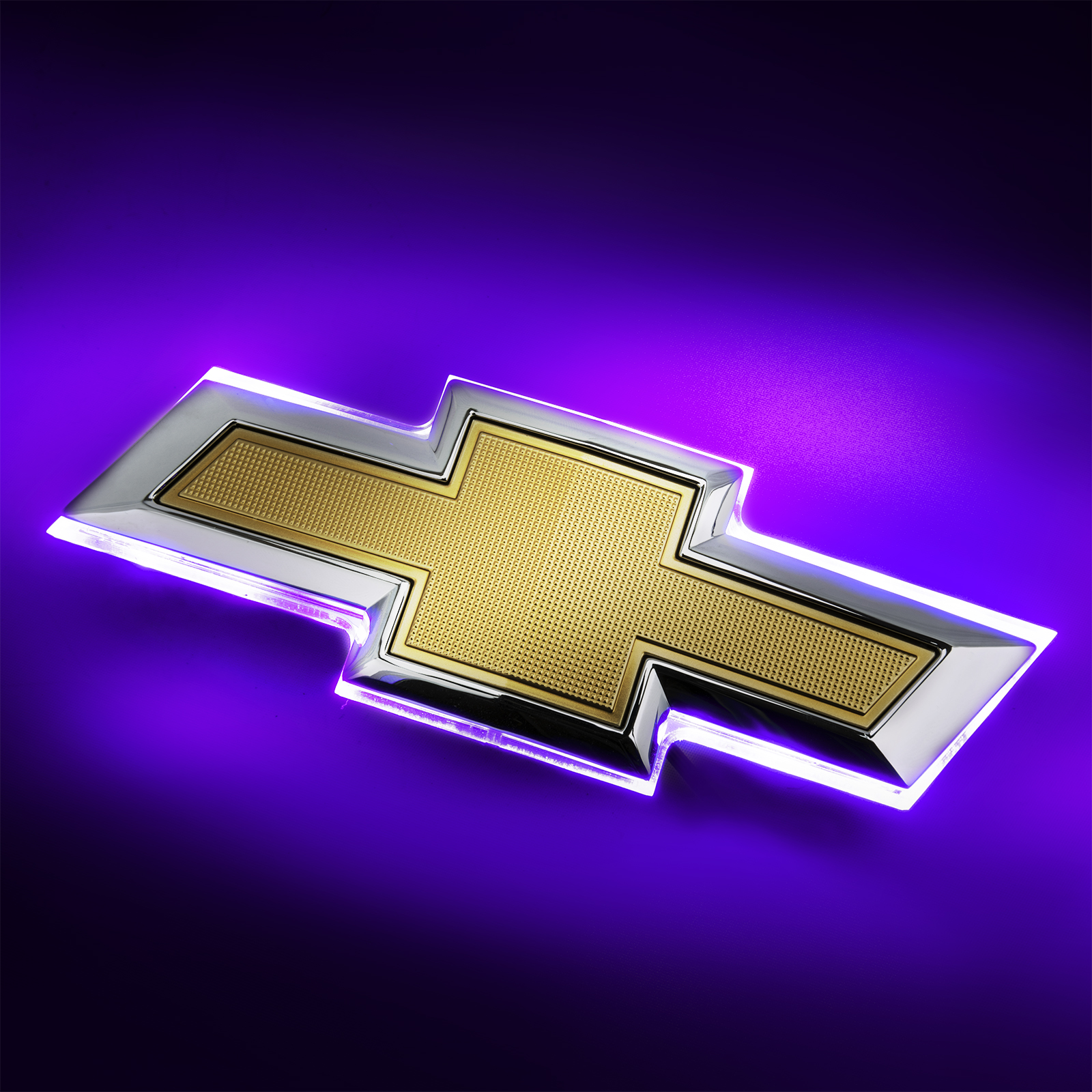 3460-007 - 2016-2019 Chevy Camaro Illuminated Bowtie - UV/Purple